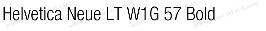 Helvetica Neue LT W1G 57 Bold conde字体转换